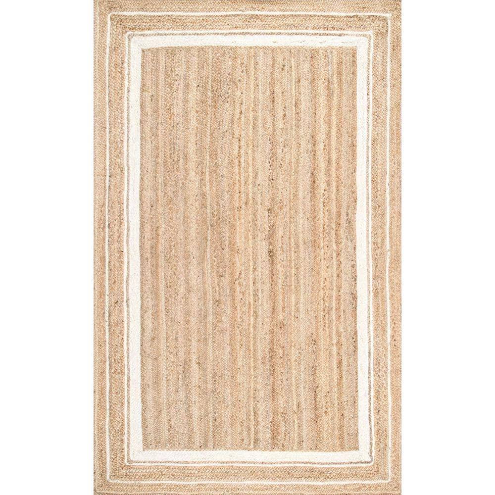 Nuloom Rikki Coastal Braided Jute Area Rug