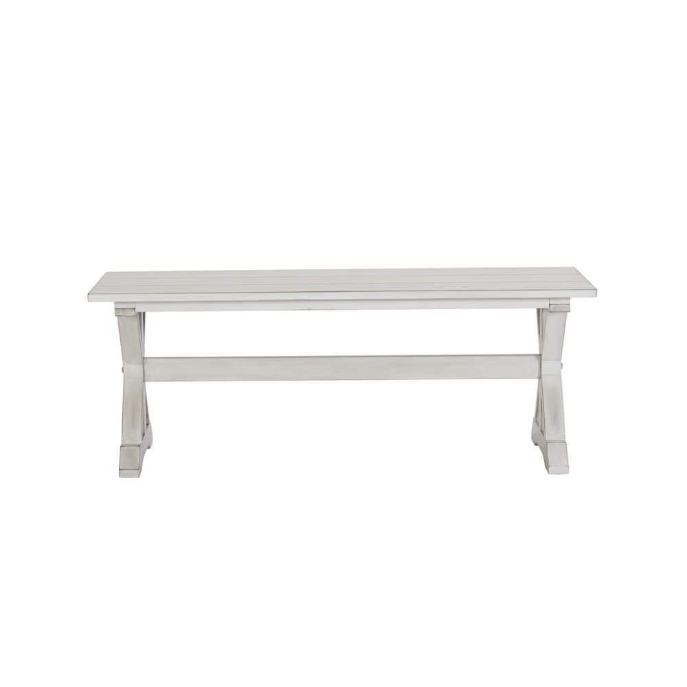 Boraam Jamestown 18in Dining Height Backless Wood Dining Bench 48-inch wide