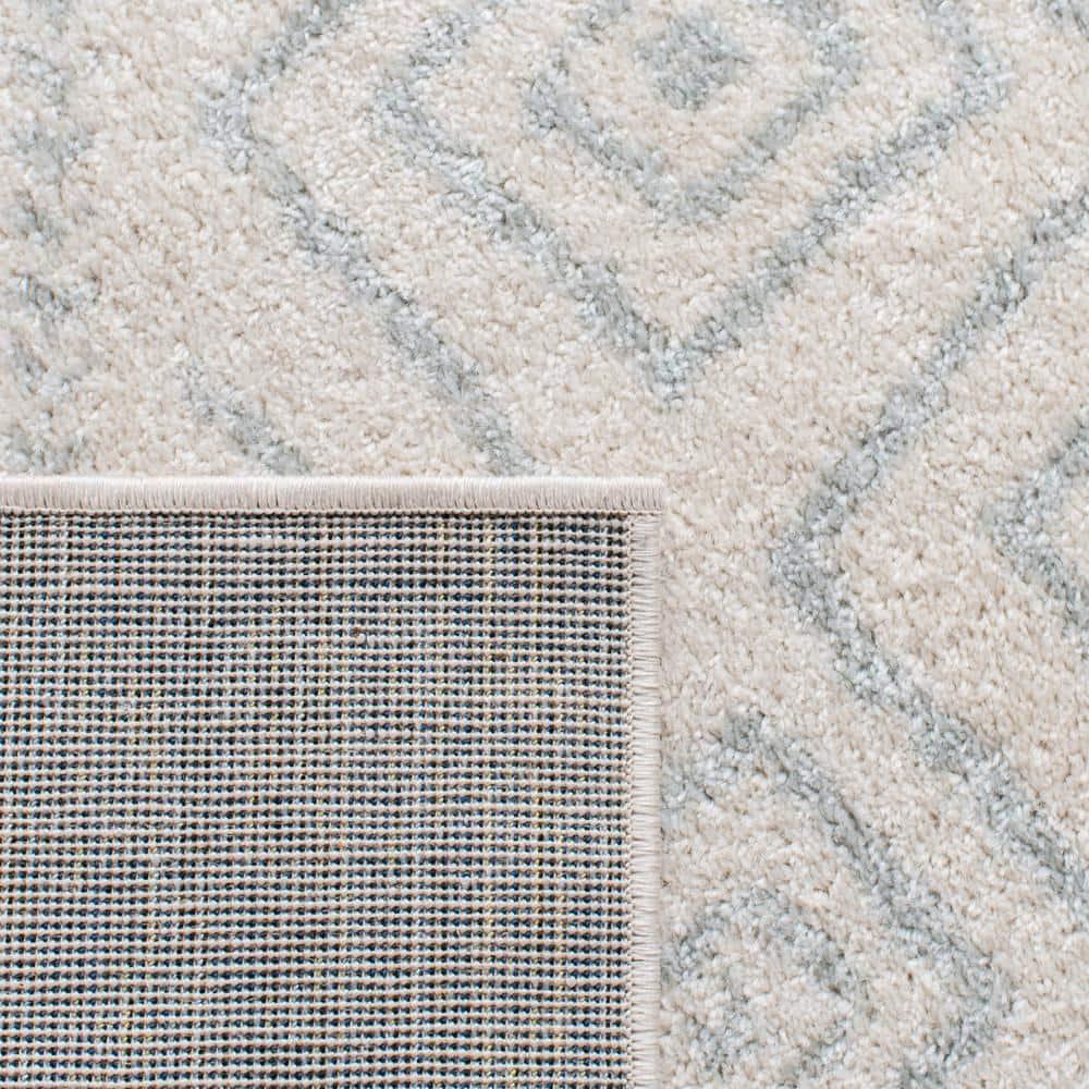Tulum TUL267 Power Loomed Indoor Area Rug - Ivory/Light Grey - 6'x9' - Safavieh