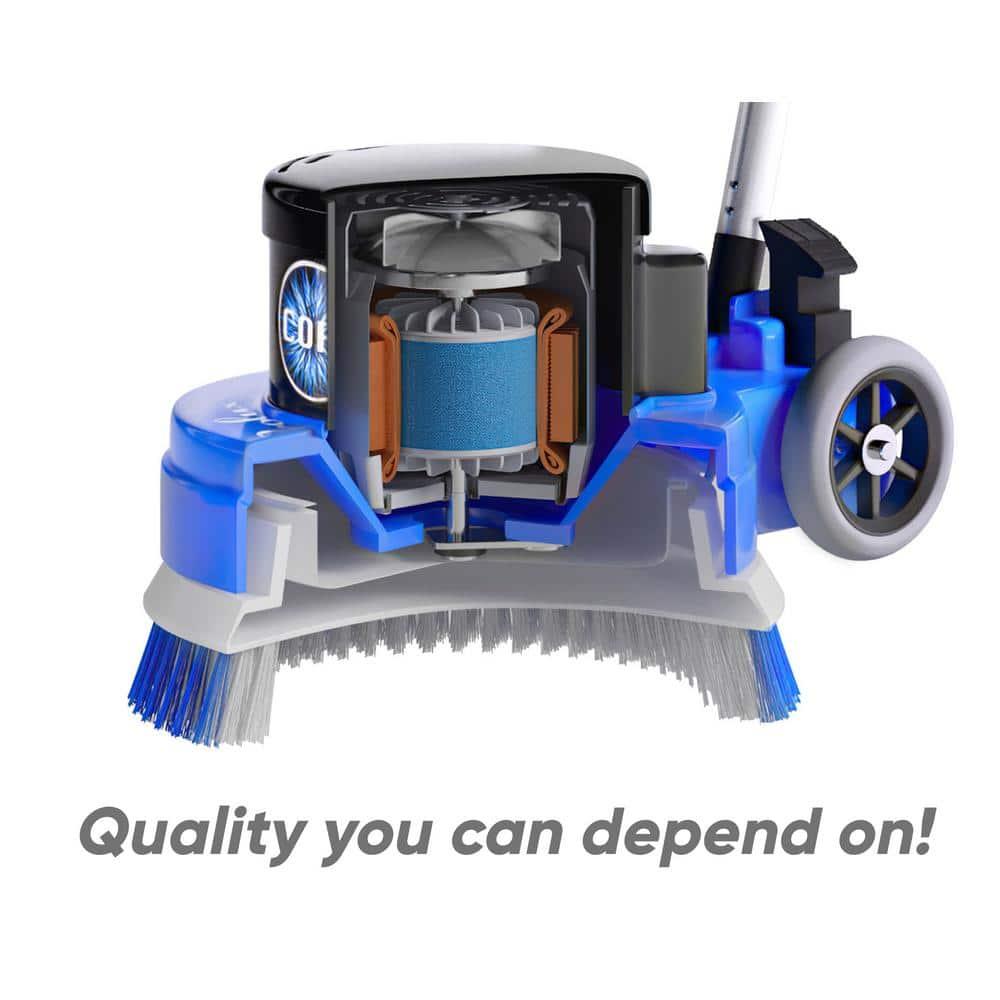 Prolux Core 15 in. Loaded Commercial Light Hand-Driven Floor Buffer Scrubber