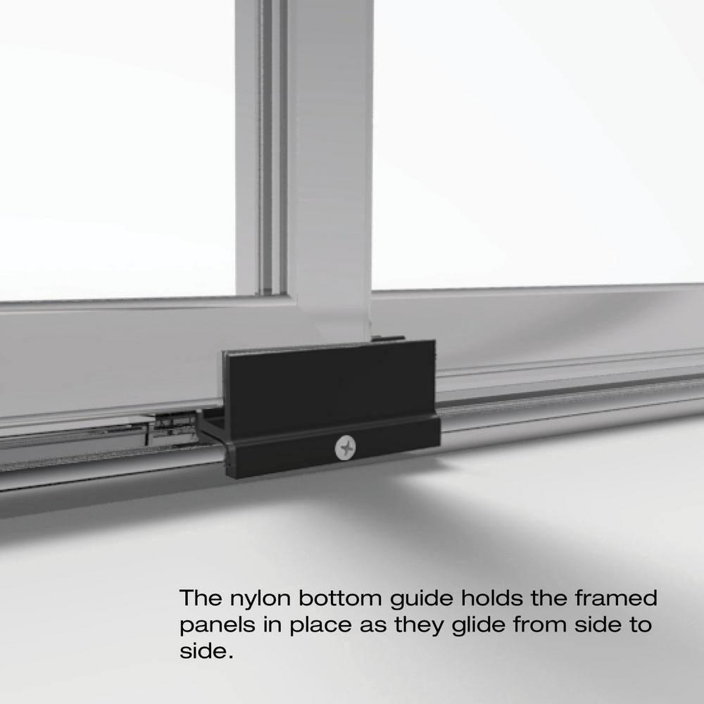 Deluxe 44" W x 68" H Frameless Shower Door