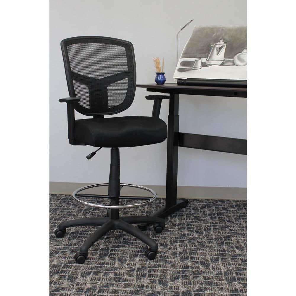 Boss Office Products Contract Mesh Drafting Stool