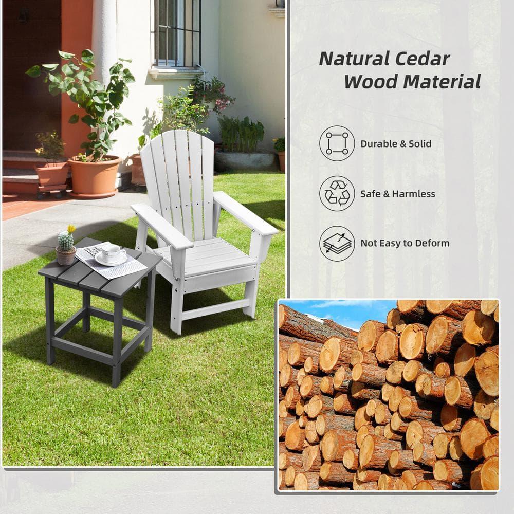 Costway Costway Solid Wood End Table