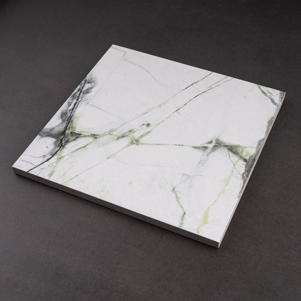 Supreme Tile Senzia Square 7.87 in. x 7.87 in. Matte Porcelain Marble look Floor and Wall Tile