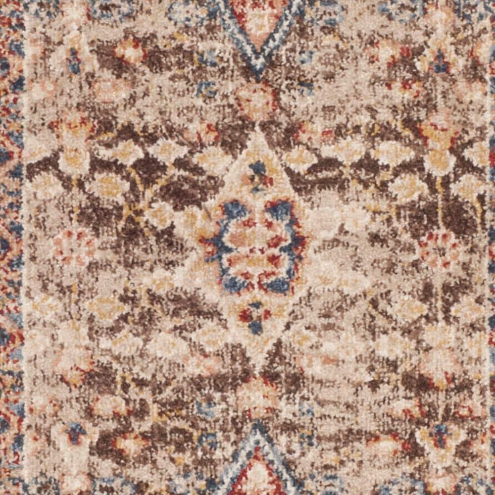 Bijar BIJ652 Power Loomed Indoor Runner Rug - Brown/Rust - 2'3"x6' - Safavieh