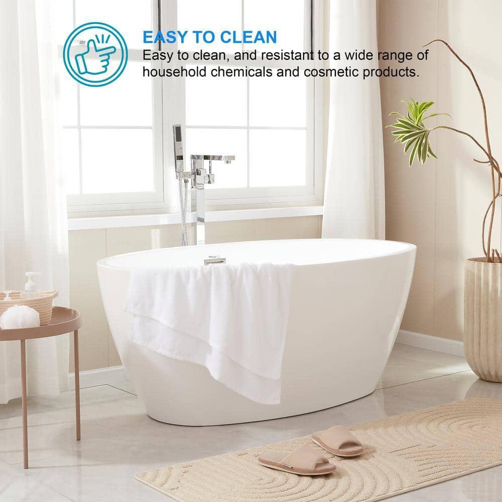 Freestanding Soaking Acrylic Bathtub