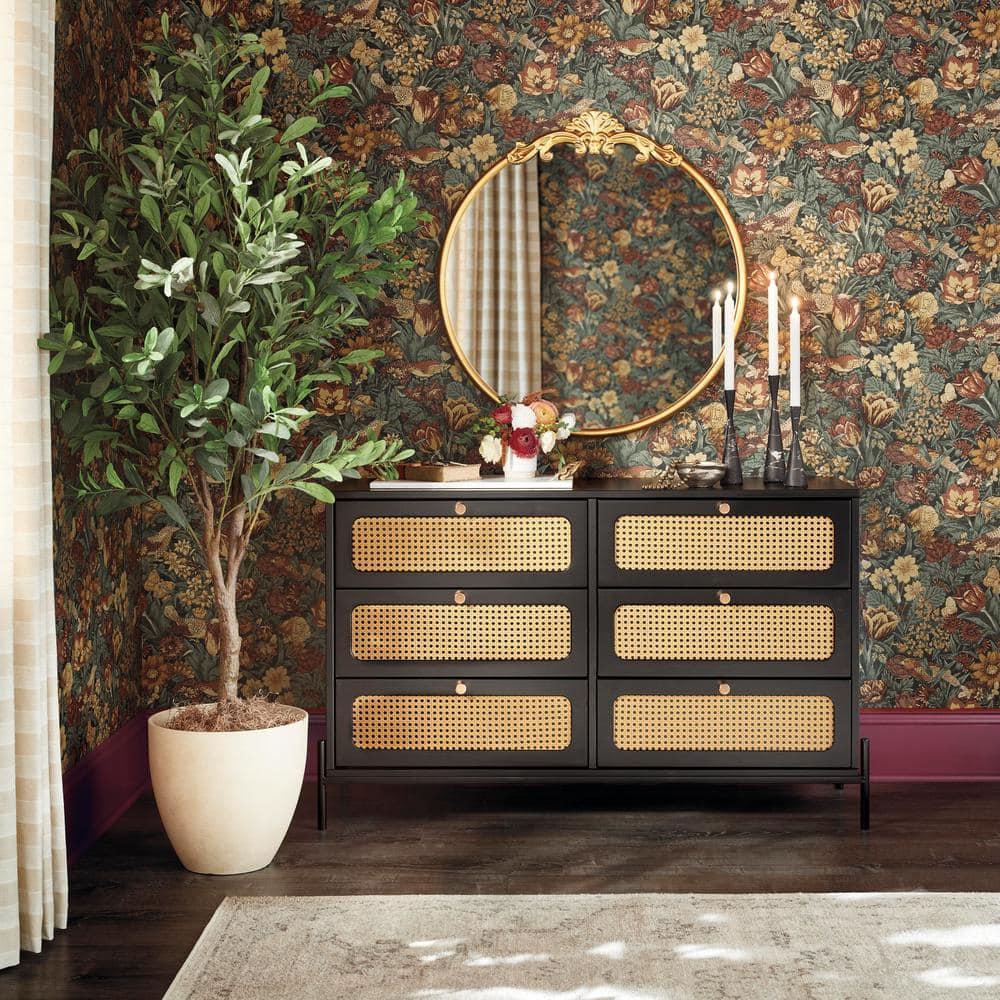 Everly Quinn Boucle Upholstered Storage Bench