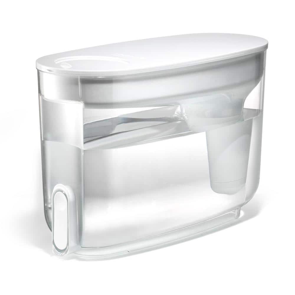 LifeStraw Home 18-Cup White Plastic Water Filter Dispenser