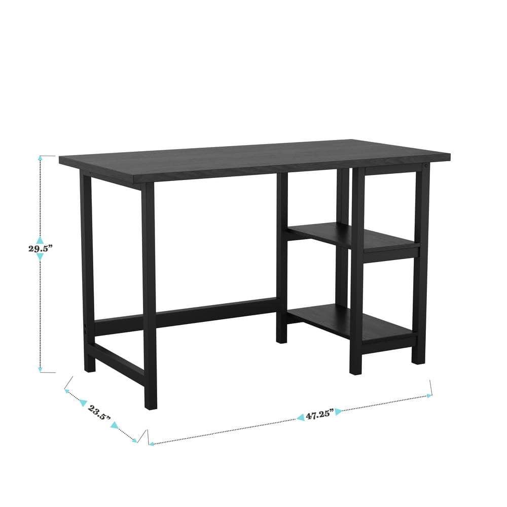 Martha Stewart Martha Stewart Beckett Home Office Trestle Desk with Shelves