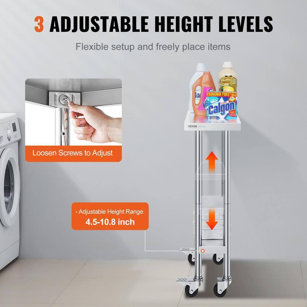 VEVOR Metal Kitchen Cart