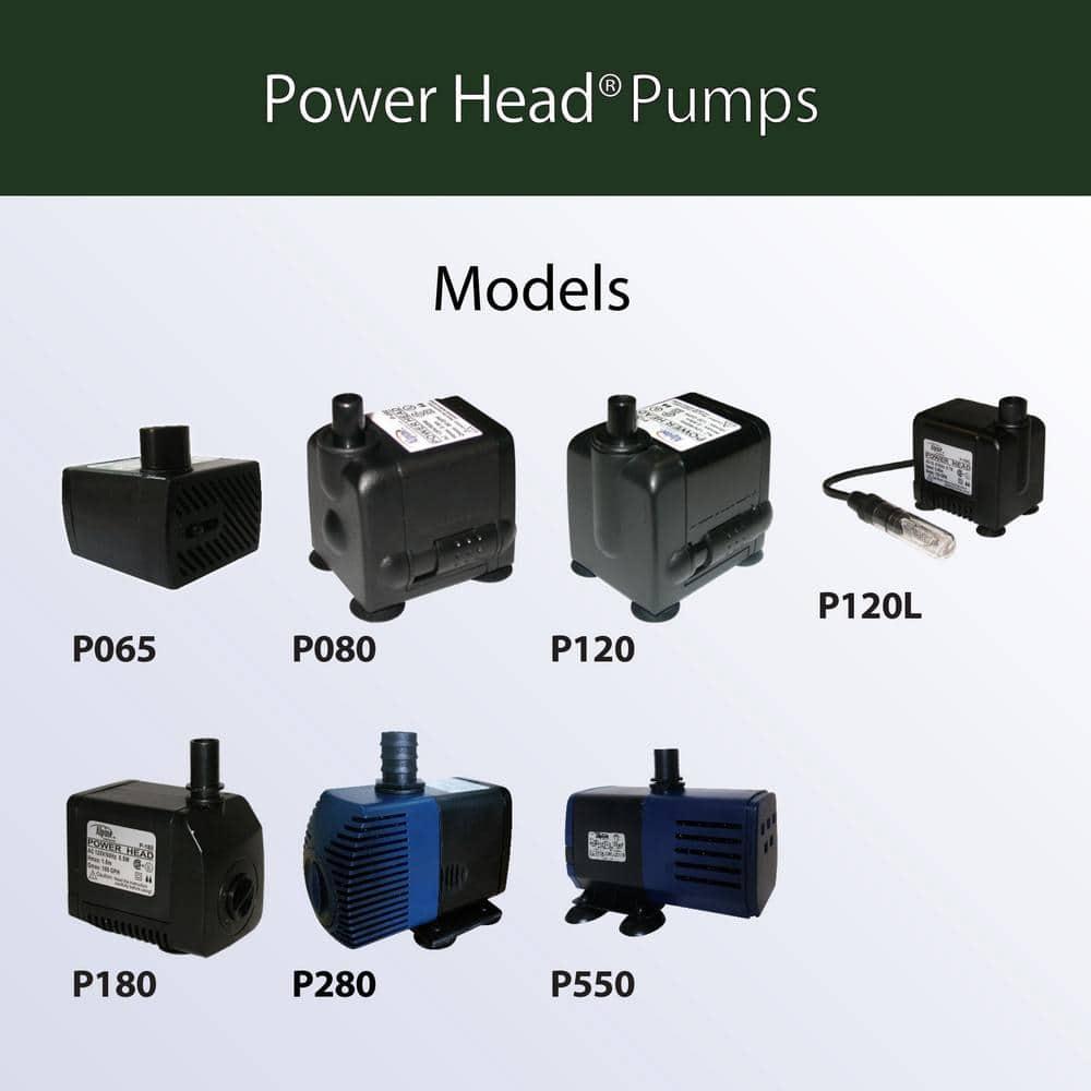 Alpine Corporation Submersible 95 GPH Fountain Pump with 5W Halogen Light for Outdoor Fountains, Birdbaths, Ponds, and Garden Water Features