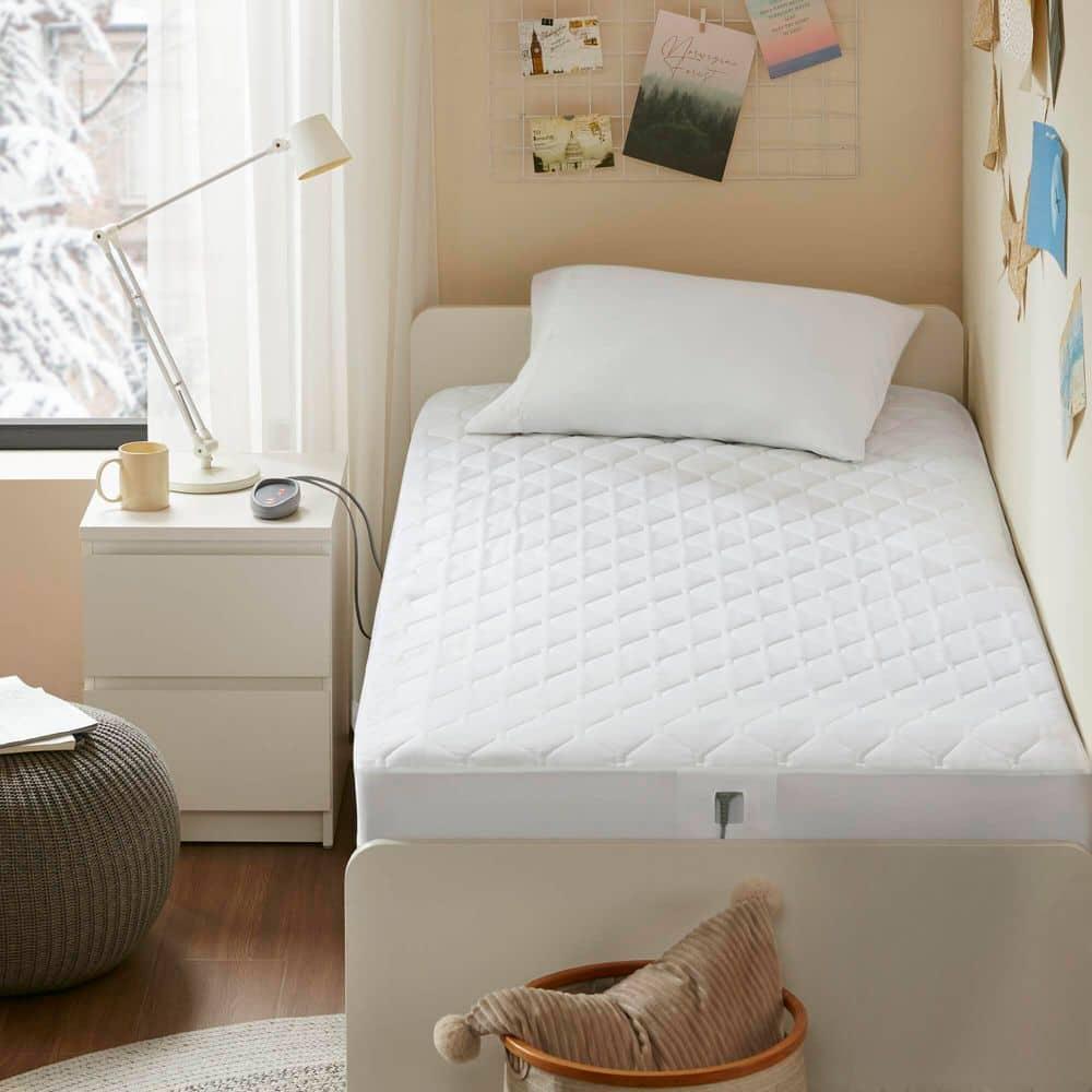 Beautyrest Heated Microfiber Mattress Pad with 3M Scotchgard