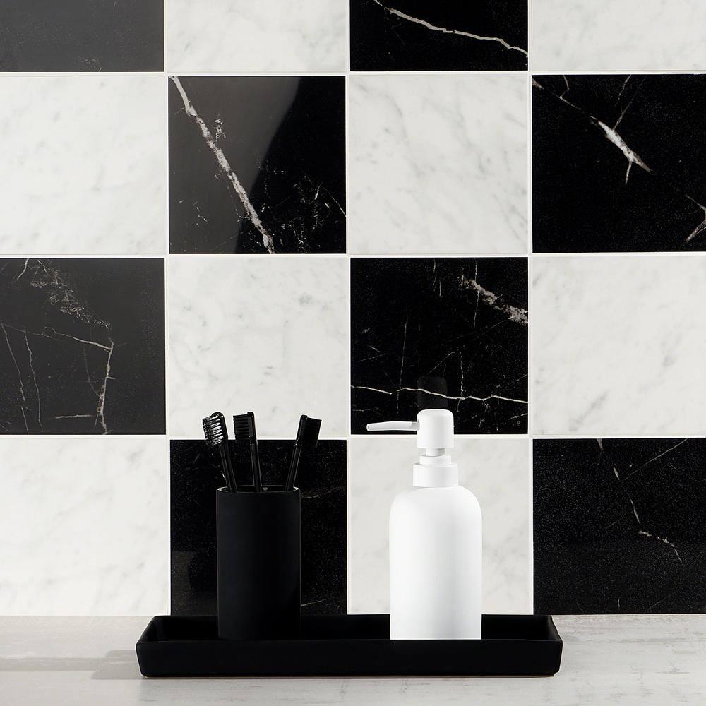 Marmo 6" x 6" Porcelain Marble Look Floor & Wall Tile
