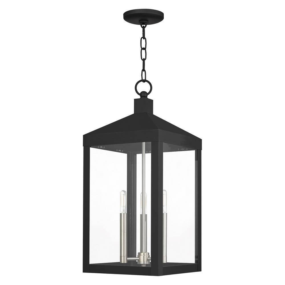 Livex Lighting Nyack 3 - Light Pendant in  Black