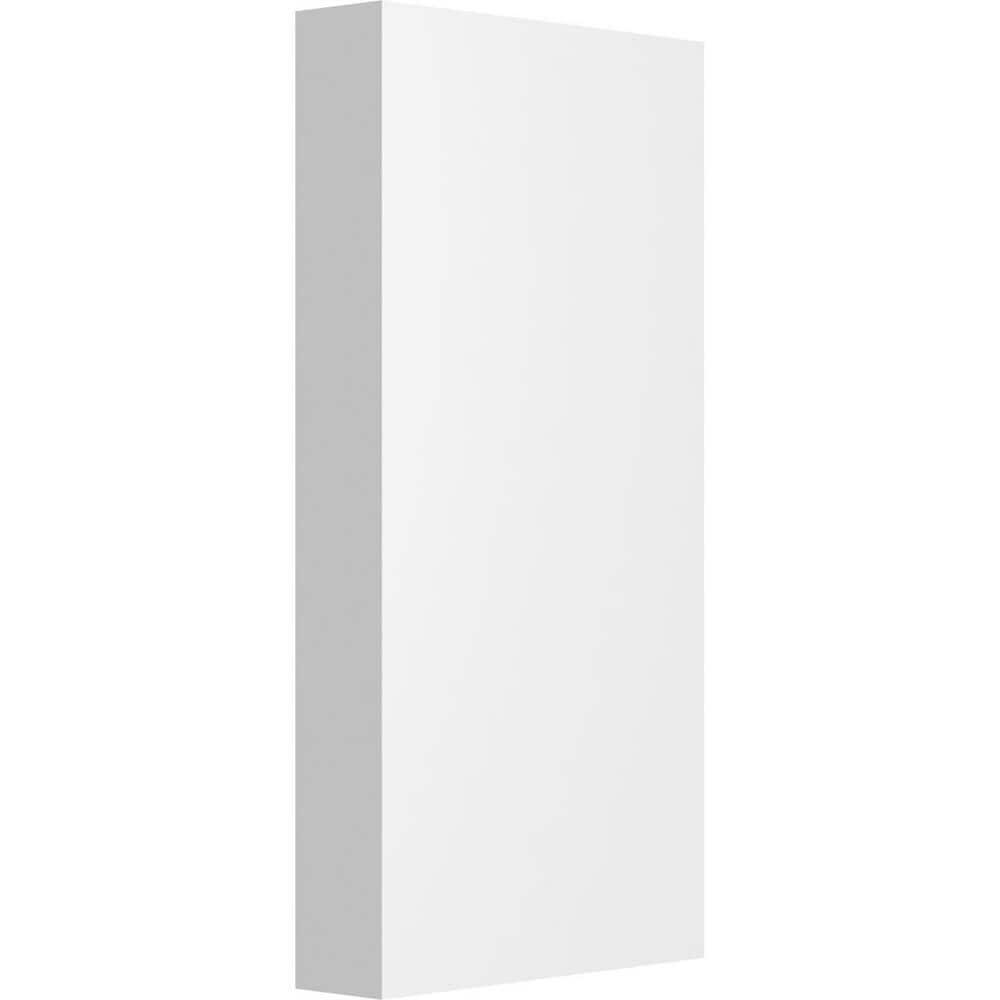 Ekena Millwork Standard Foster Plinth Block with Square Edge