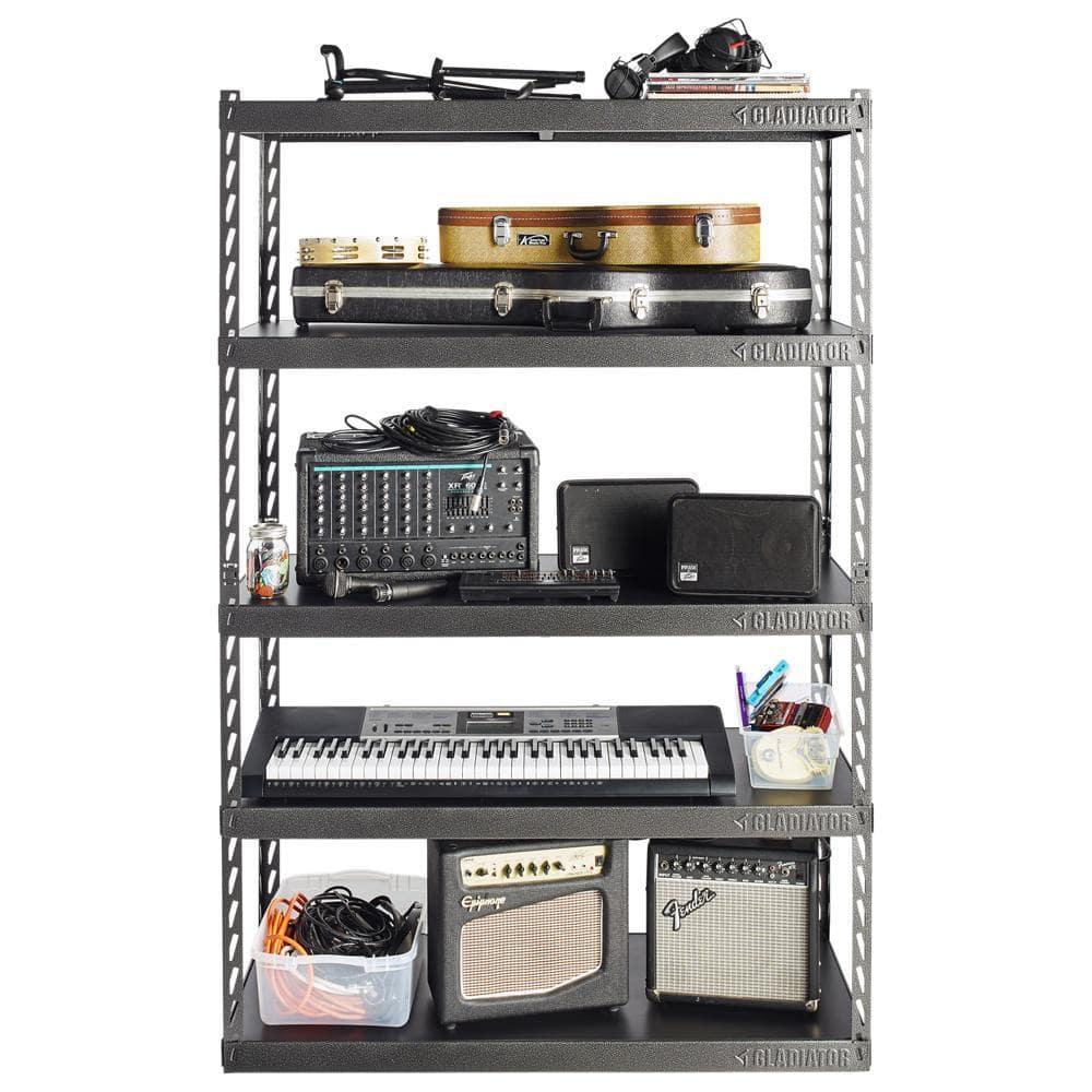 48" Wide EZ Connect Rack With Five Deep Shelves