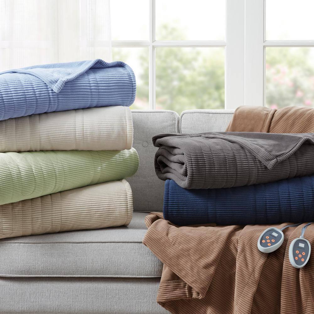 Beautyrest Electric Micro Fleece Heated Blanket & Reviews | Wayfair