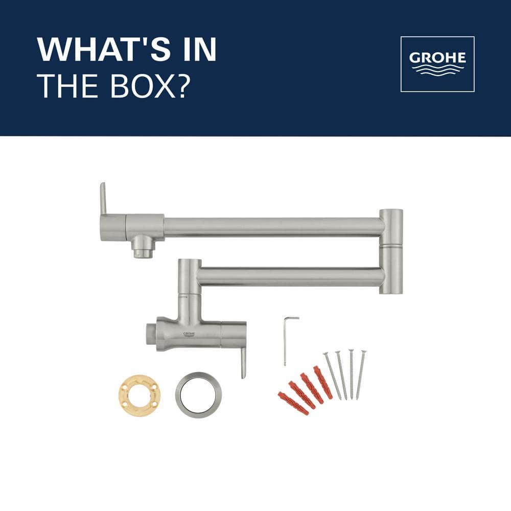 Zedra Pot Filler with Accessories