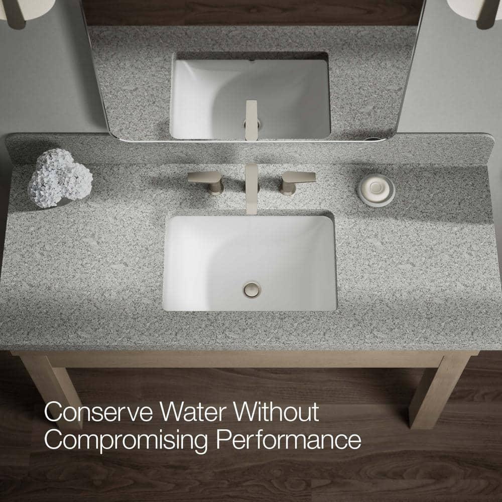 Kohler ® Hint ® Widespread Brushed Nickel Bathroom Sink Faucet