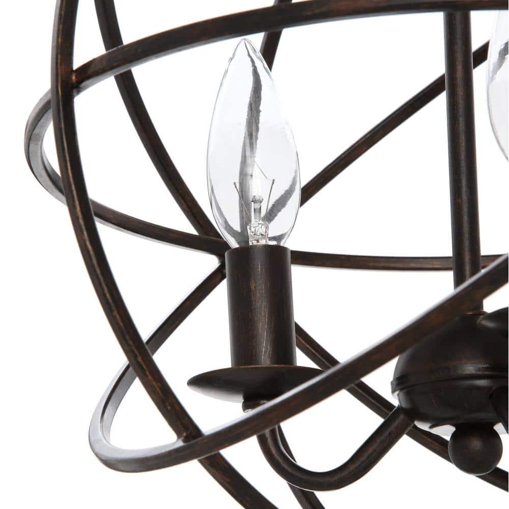 Crystorama Lighting - Three Light Mini Chandelier - Mini Chandelier - Solaris -