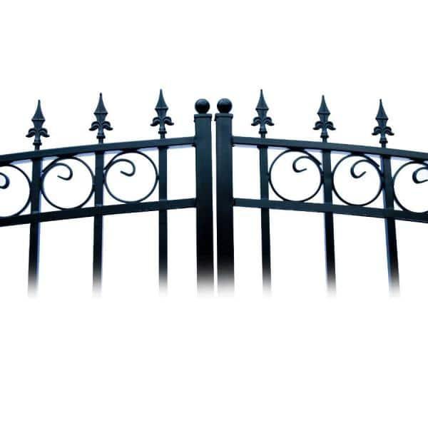 ALEKO London Black Metal Gate