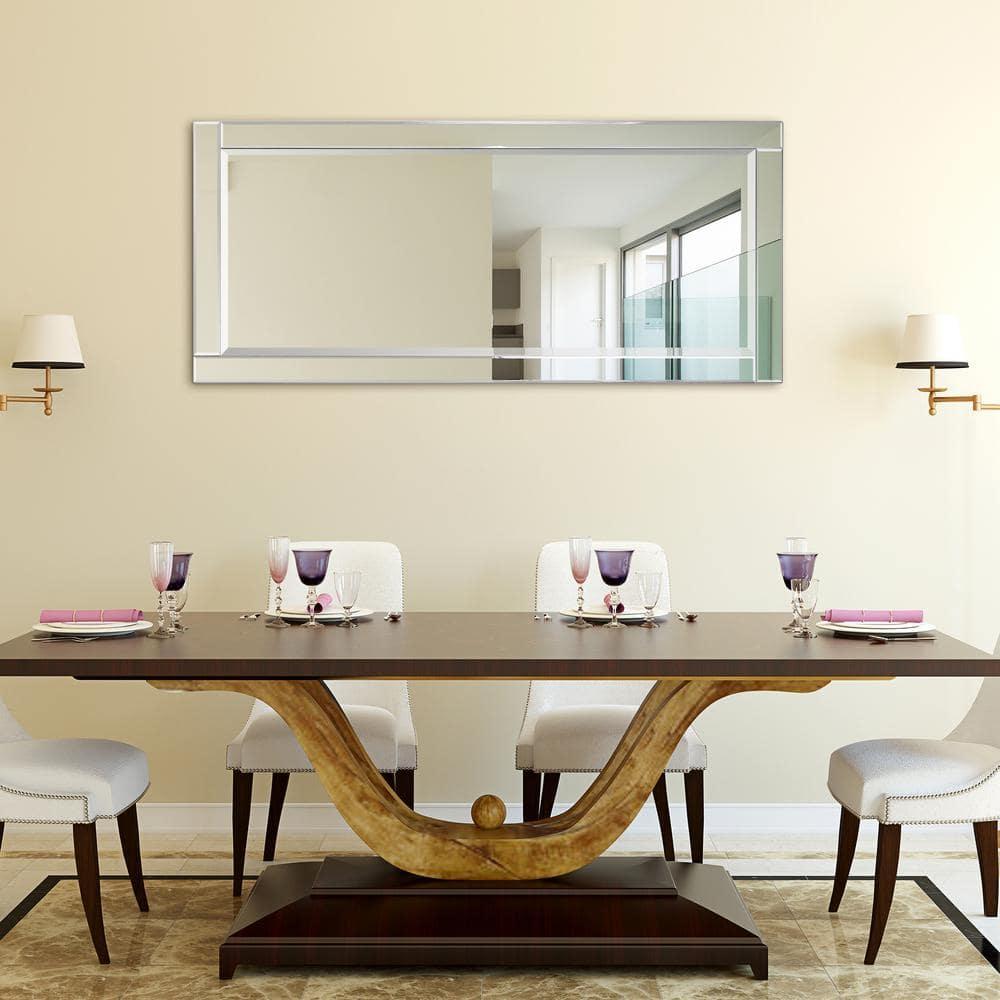 Empire Art Direct  Moderno Beveled Rectangle Wall Mirror