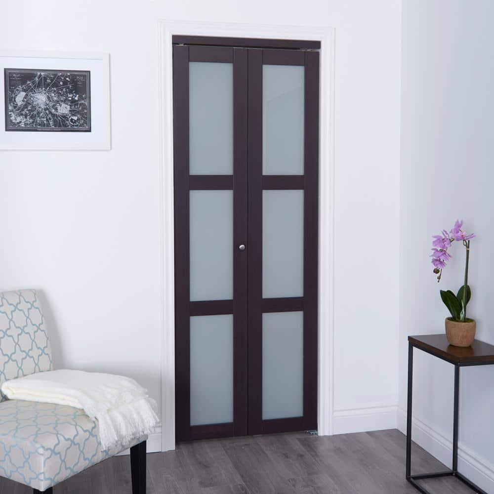 Renin Euro 3-Lite Glass Bi-Fold Door