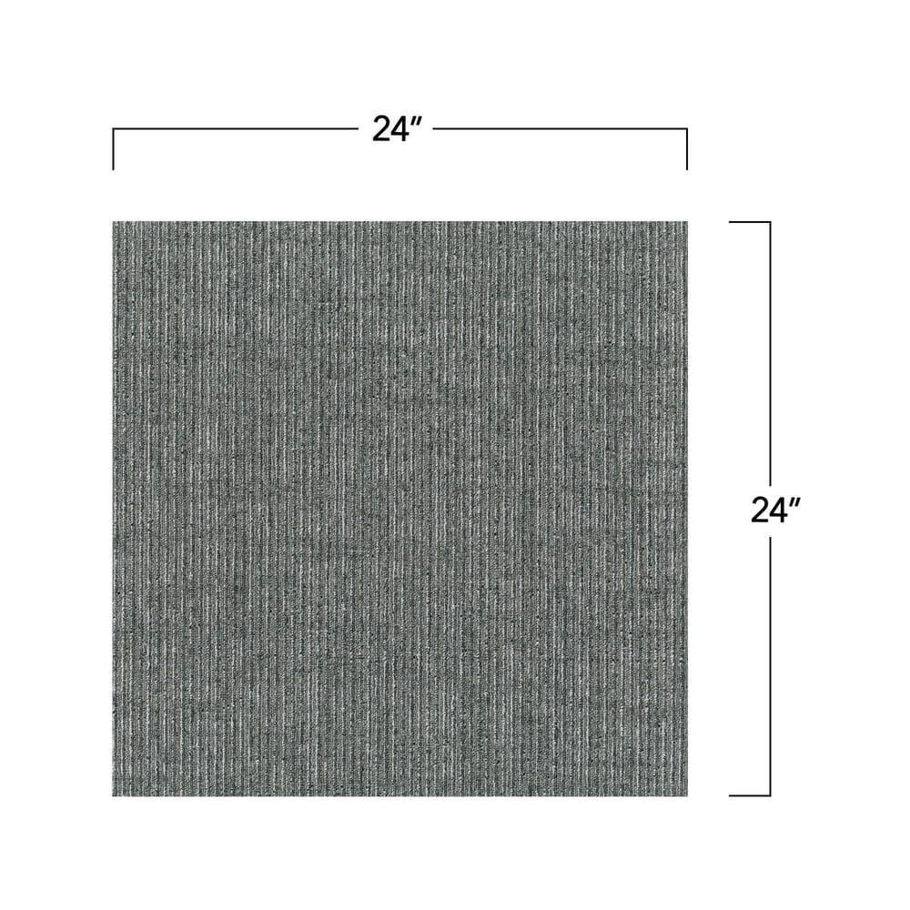 Mohawk Mohawk Basics 24" x 24" PET Fiber Carpet Tiles (96 sqft per carton-24 Tiles)