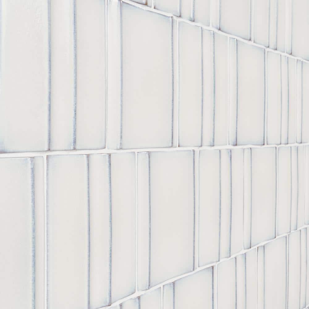 Bond Tile Metaru 5.82 In. X 5.82 In. 3D Polished Porcelain Wall Tile (7.82 Sq. Ft. / Case)