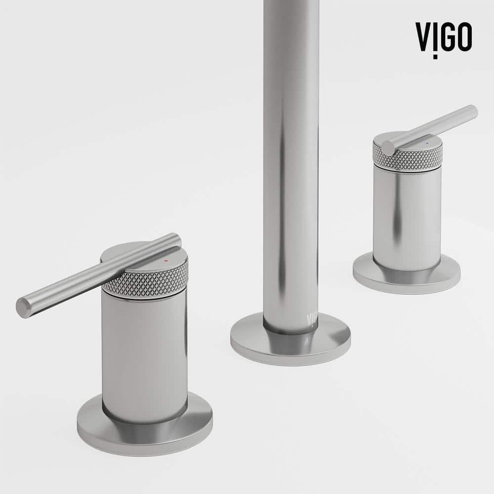 Sterling 7" H Two Handle Widespread Bathroom Faucet