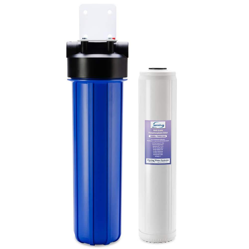 iSpring WDS150K Anti Scale 20" x 4.5" Whole House Water Filter with Patented Scale Inhibitor