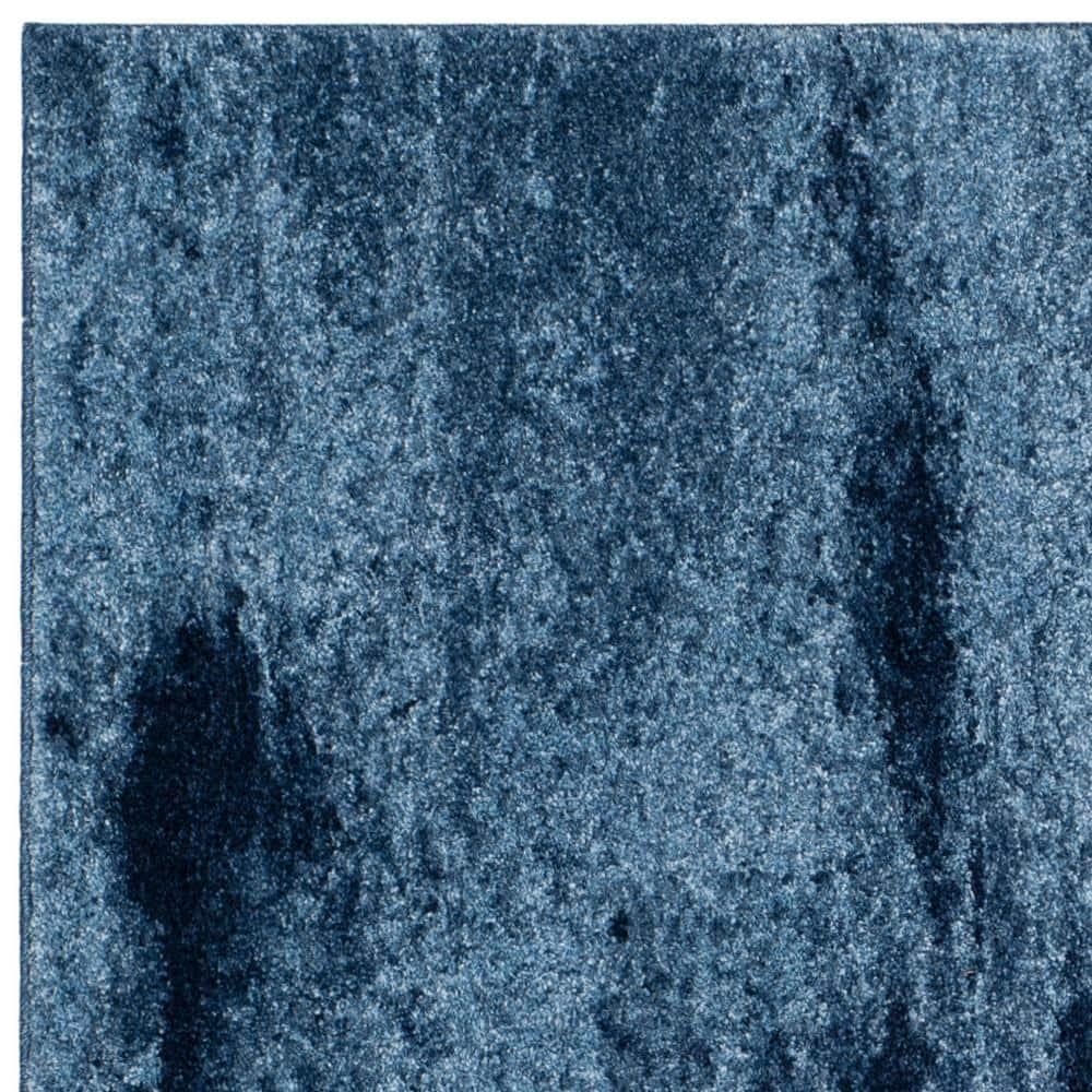 Retro RET2891 Power Loomed Indoor Area Rug - Light Blue/Blue - 8'x8' - Safavieh.