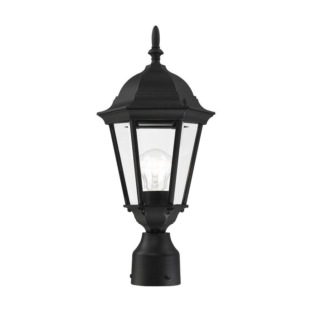 Livex Lighting Hamilton 1 - Light Post Light in  Textured Black