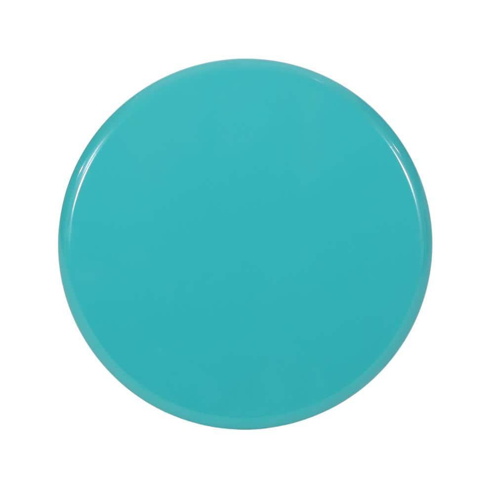 Aston Metal Outdoor Side Table, Teal