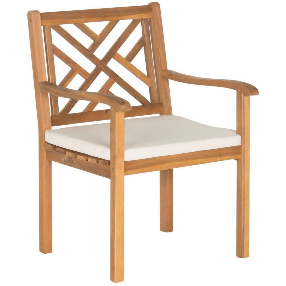 Bradbury 5 Pc Dining Set - Outdoor - PAT6720 - Natural/Beige - Safavieh
