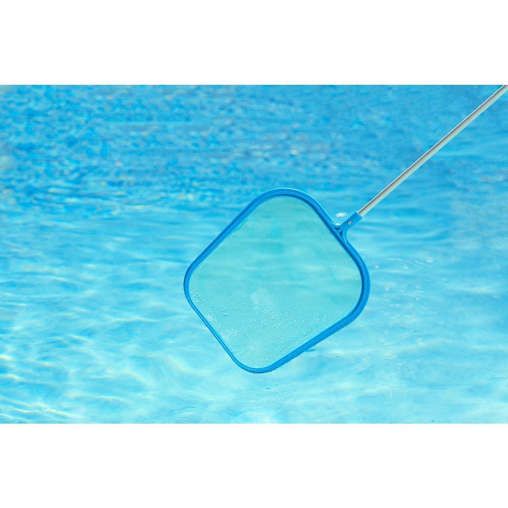 Poolmaster Swimming Pool Leaf Skimmer with 4" 2pc Pole - Essential Collection
