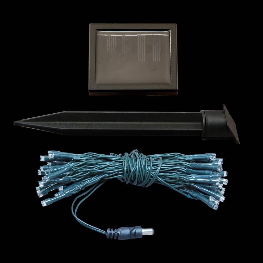 LumaBase Solar Powered Mini String Lights with 50 Soft White Bulbs