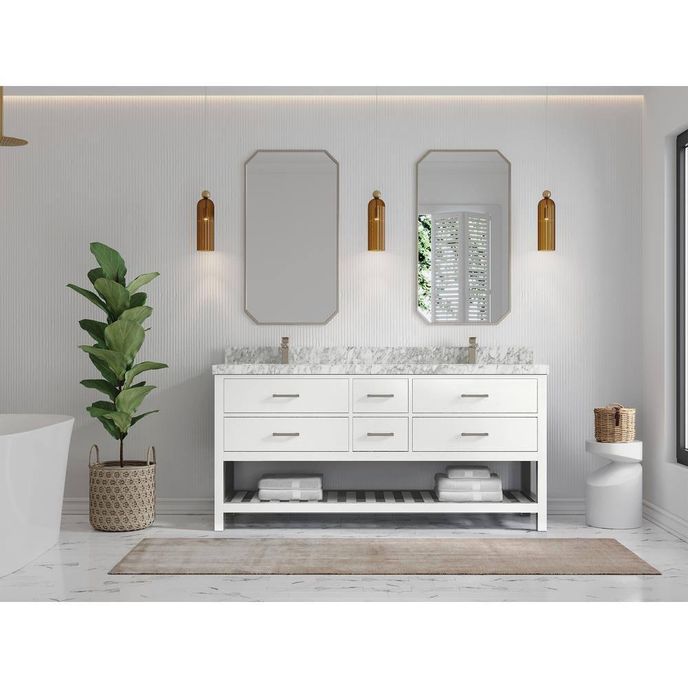 Willow Collections Parker 72'' Double Bathroom Vanity with Top