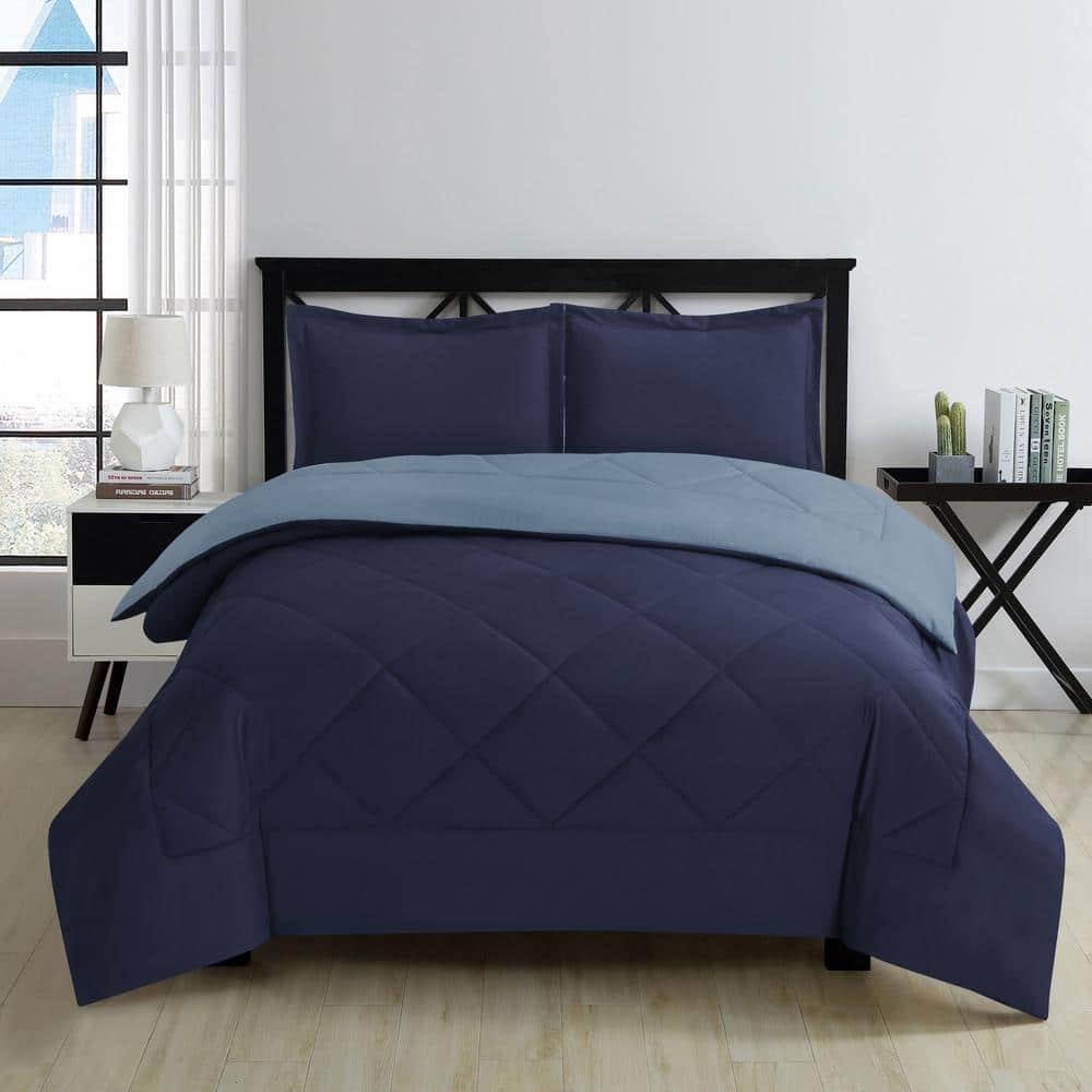 Swift Home All Season Peach Skin Down Alternative Reversible Bedding Comforter