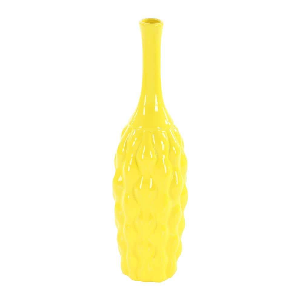 Ceramic Multi Colored Decorative Vase Set (Set of 3)