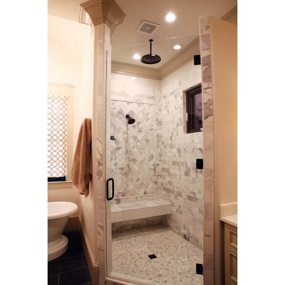 Halo Matte White 6 in. W Glass LED Shower Lens/Trim 60 W