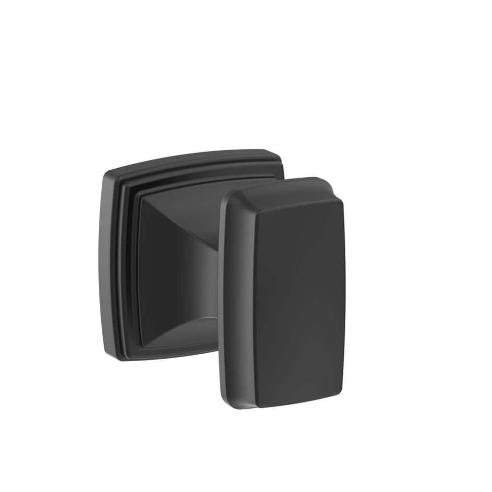 Amerock Revitalize Matte Black Single Prong Robe Hook