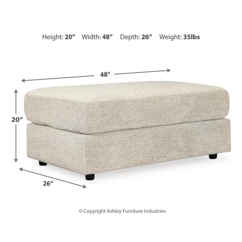 Hokku Designs Soletren Oversized Ottoman