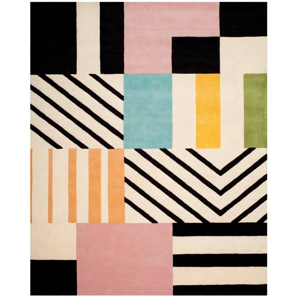 Fifth Avenue FTV122 Hand Tufted Area Rug - Ivory/Black - 8'x10' - Safavieh.