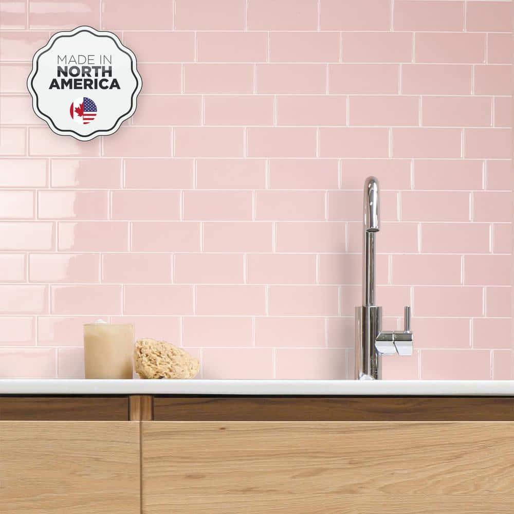 Metro 8'' W x 11'' L Gel Peel and Stick Mosaic Tile