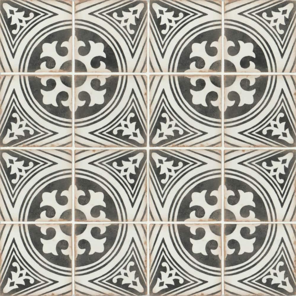 Casablanca 5" x 5" Ceramic Patterned Floor Use Tile