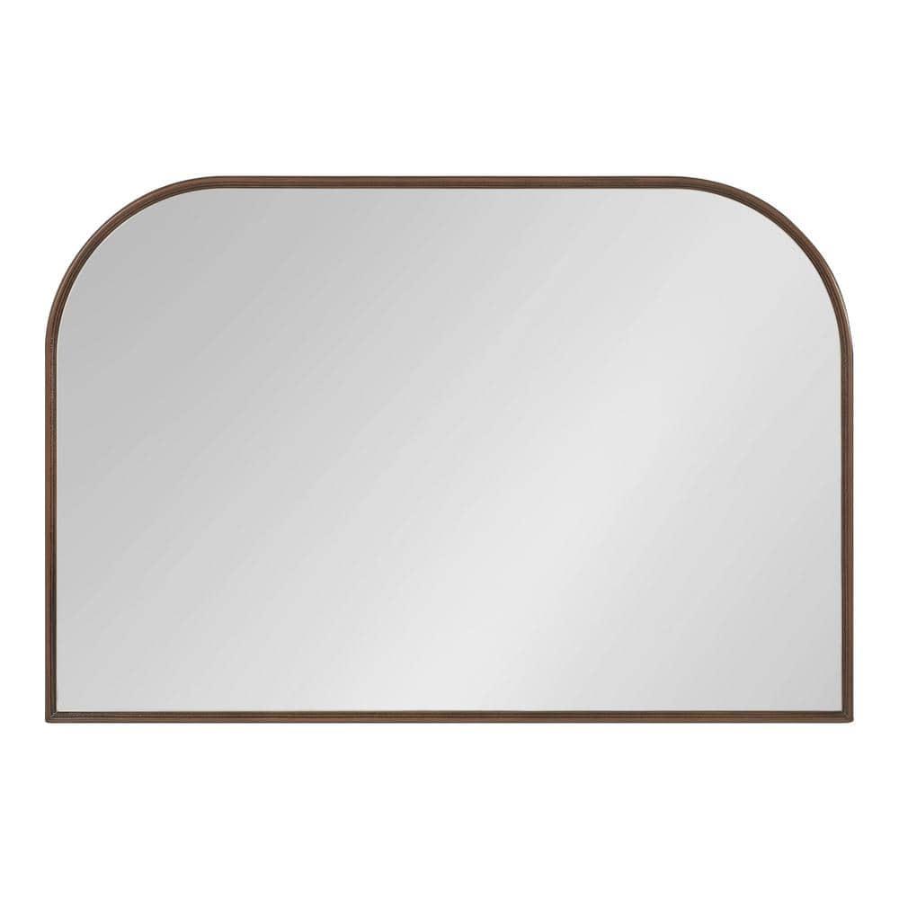 36" x 24" Caskill Framed Arch Wall Mirror Bronze - Kate & Laurel All Things Decor: Mantel Decor, No Assembly Required