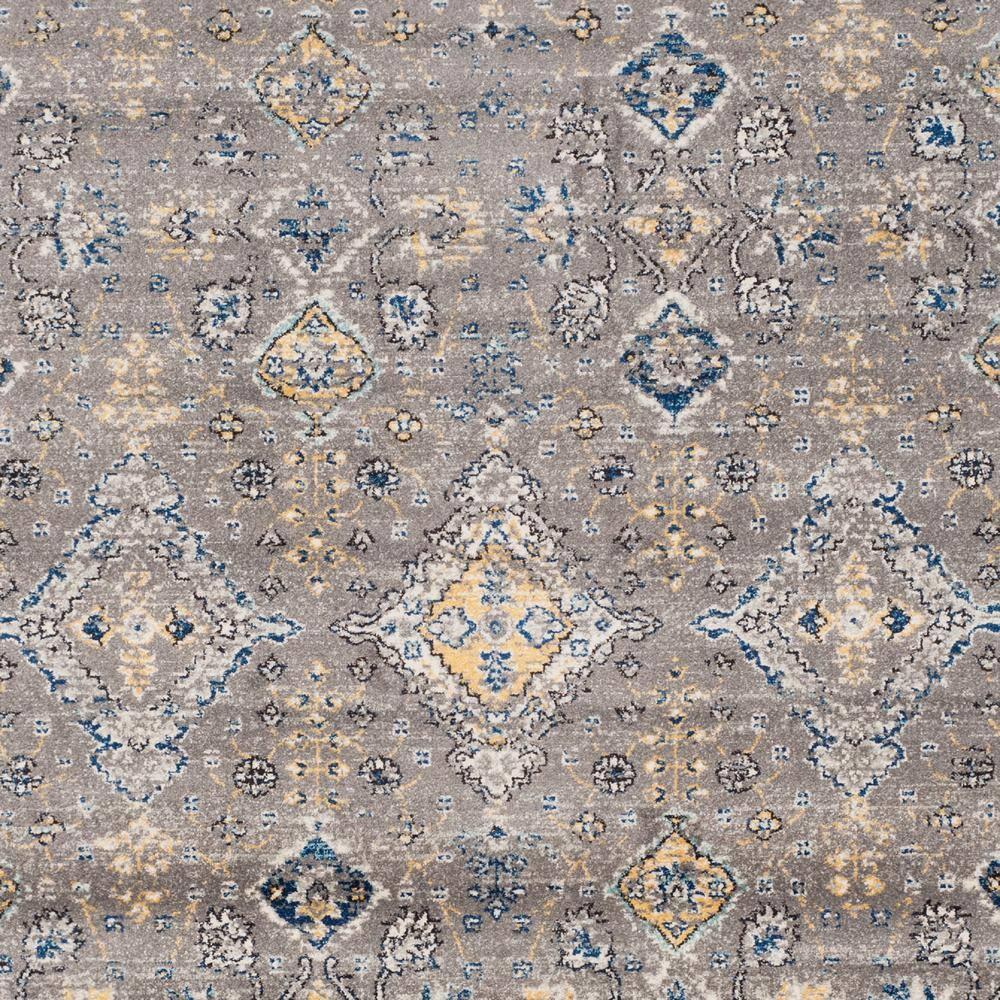Evoke EVK224 Power Loomed Area Rug - Dark Grey/Yellow - 8'9"x11'9" - Safavieh.
