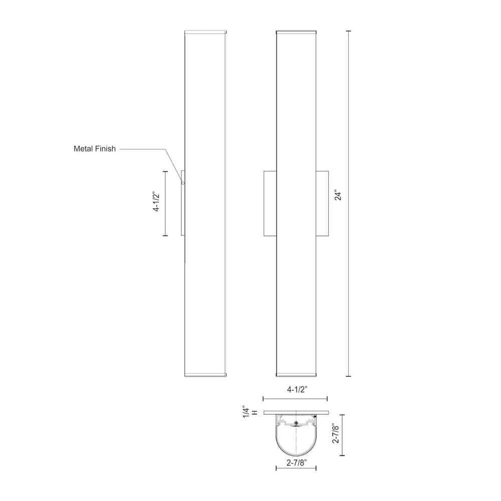Kuzco Lighting Longitude Dimmable LED Bath Bar