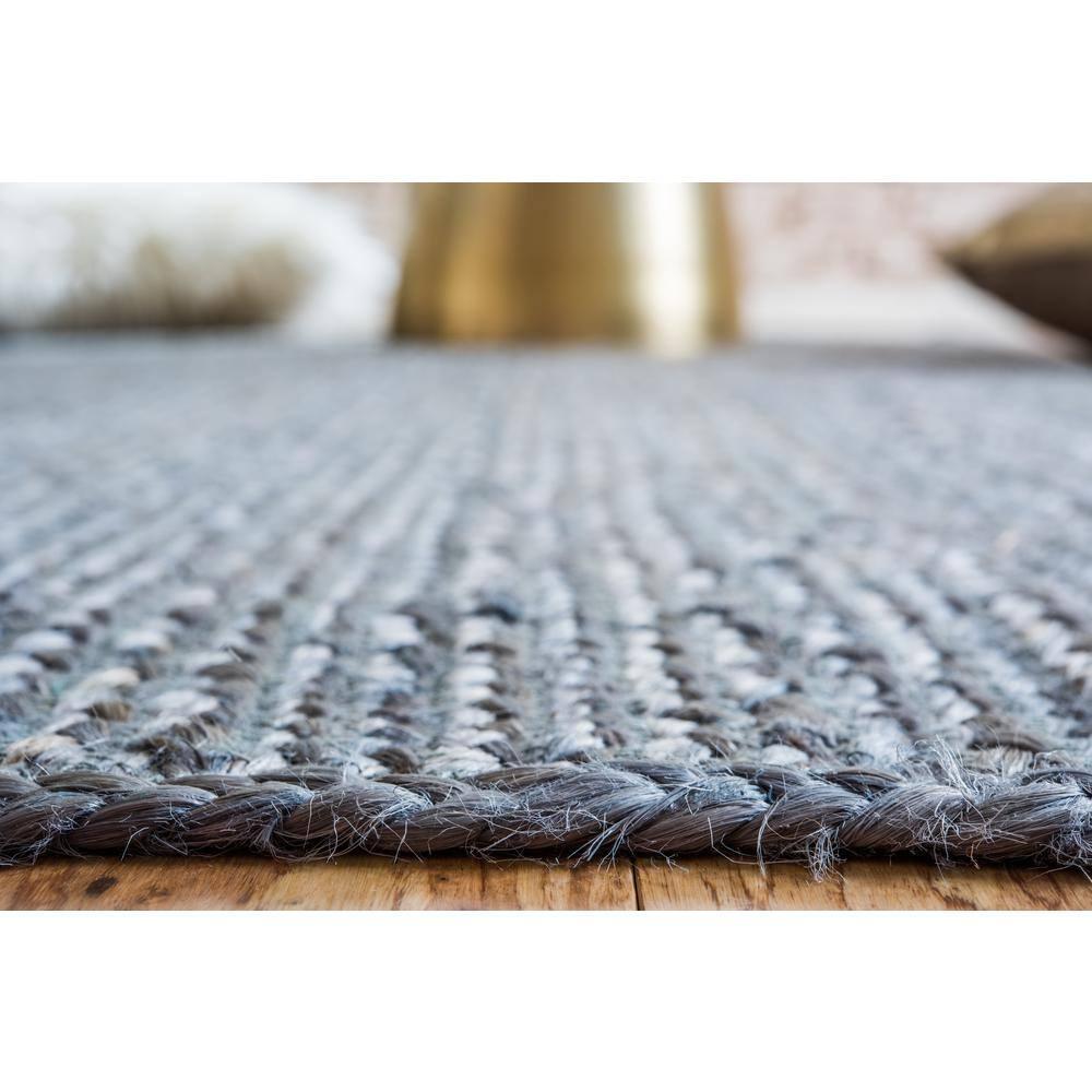 Unique Loom 5' 1 x 8' 0 Dhaka Braided Jute Rectangle Area Rug